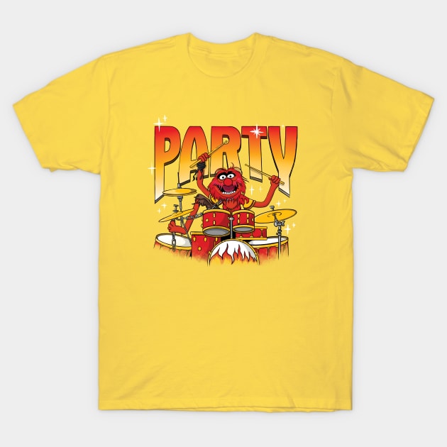 Party Animal Muppets Show T-Shirt by stayfrostybro